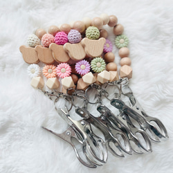 シューズクリッパー　マグホルダー　マルチクリップ　ベビー　出産祝い　名入れも可能です♡ 6枚目の画像