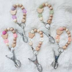 シューズクリッパー　マグホルダー　マルチクリップ　ベビー　出産祝い　名入れも可能です♡ 3枚目の画像