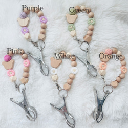 シューズクリッパー　マグホルダー　マルチクリップ　ベビー　出産祝い　名入れも可能です♡ 2枚目の画像