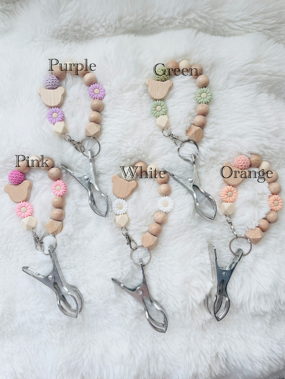 シューズクリッパー　マグホルダー　マルチクリップ　ベビー　出産祝い　名入れも可能です♡ 2枚目の画像