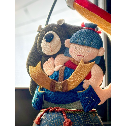 布製 鯉のぼり ちりめん　金太郎　人形 金太郎 鯉のぼり 五月人形 布製 鯉のぼり ちりめん 金太郎 人形