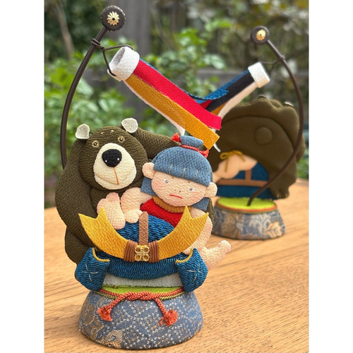 布製 鯉のぼり ちりめん 金太郎 人形 金太郎 鯉のぼり 五月人形 布製