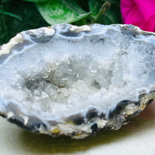 ブルーレースアゲート✨ ショップ 原石 ジオード ♡ ブルーレース