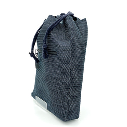 12/15まで気まぐれセール☆断捨離♡利休バッググレーうるし箔 利休バッグ 正絹 正絹 十日町マジョリカお召薔薇文様 (黒系・黒色