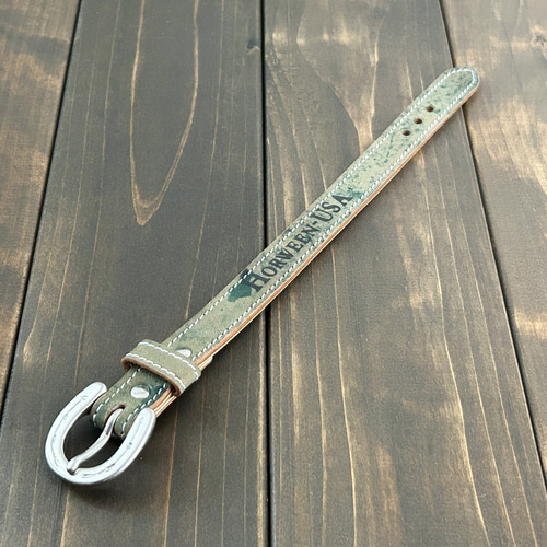 HORWEEN ホーウィン シェルコードバン スタンプ ブレスレット