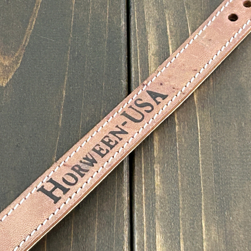 HORWEEN ホーウィン シェルコードバン スタンプ ブレスレット