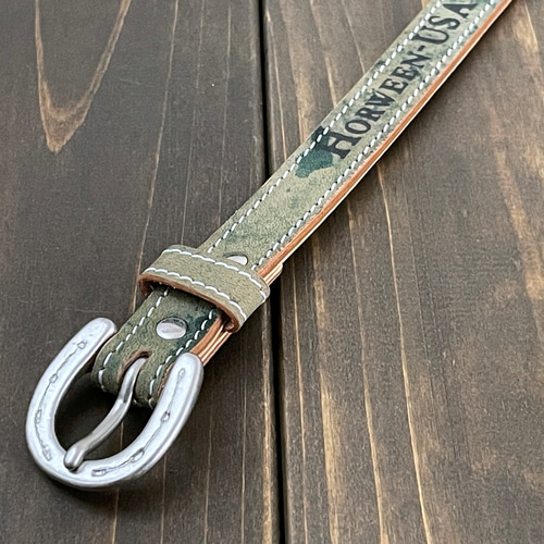 HORWEEN ホーウィン シェルコードバン スタンプ ブレスレット