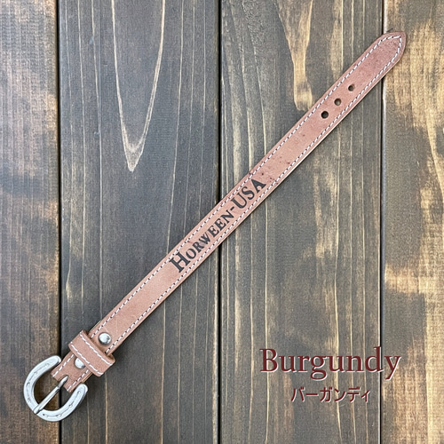 HORWEEN ホーウィン シェルコードバン スタンプ ブレスレット