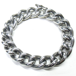 SILVER925ブレスレット925 刻印あり 重量132g 美品 極太 楽天市場】超重厚 シルバー925 喜平ブレスレット シルバー喜平チェーン