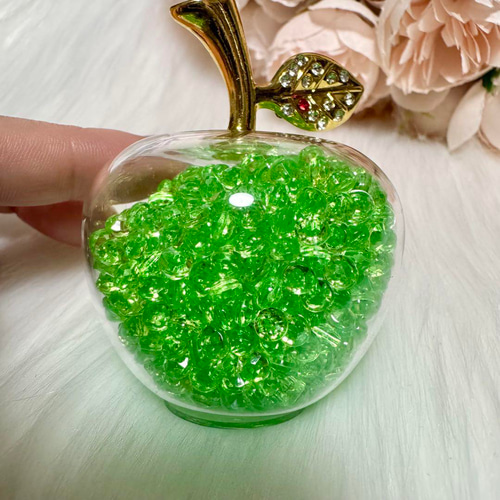 グリーンアップル ビーズ 置物 青リンゴ りんご GREEN APPLE