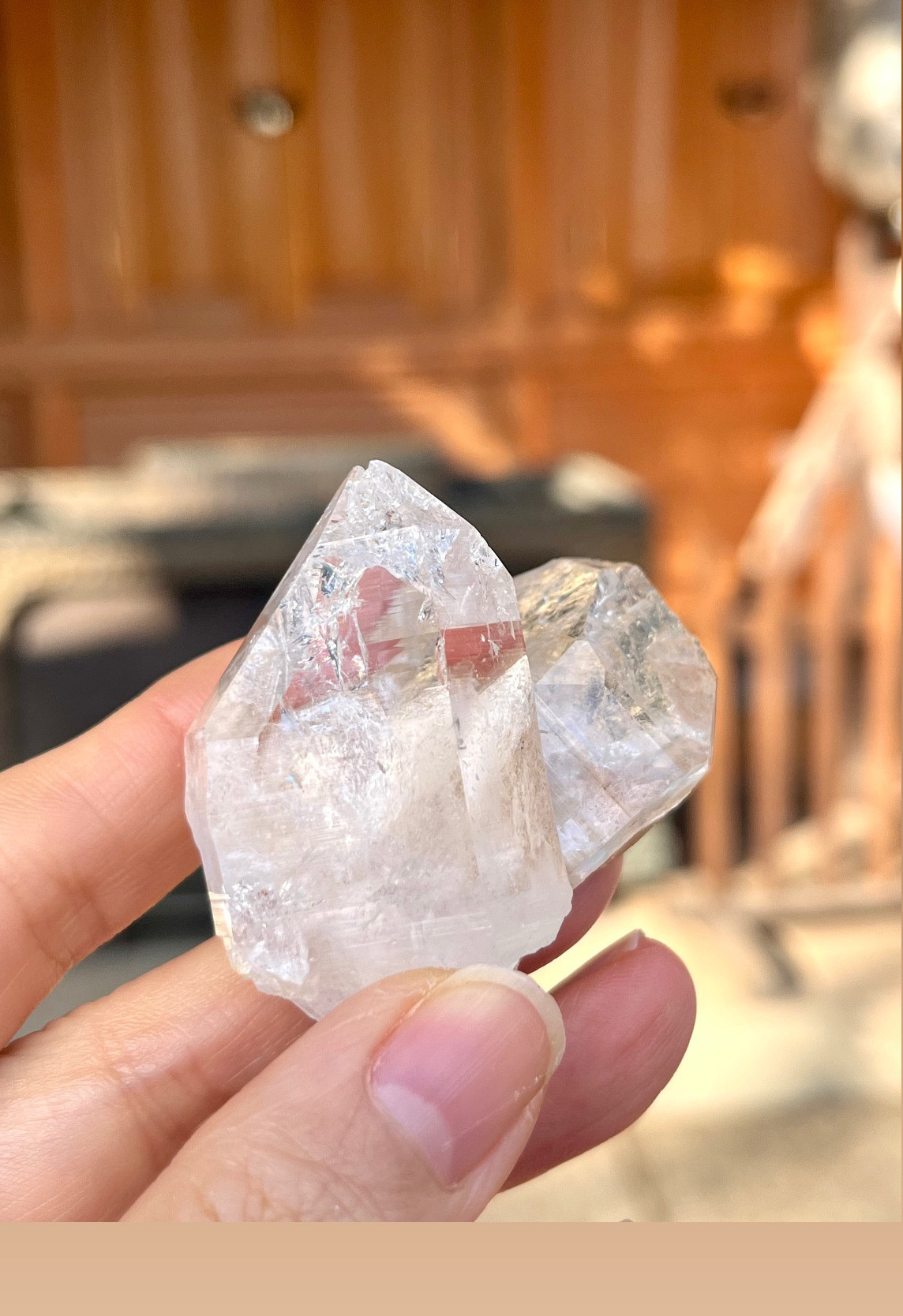 B.ヒマラヤ水晶(マニハール産) ハート形✨うっすら虹入り