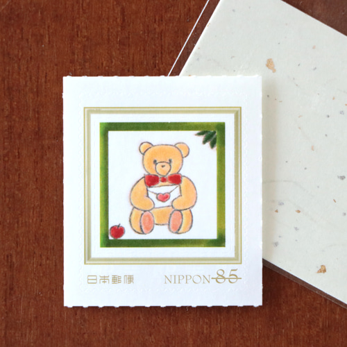 お手紙くま 85円切手1枚 レターセット y-mirasol 通販 19111775