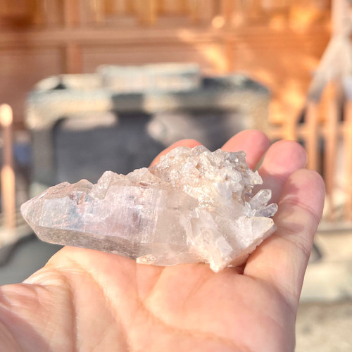 D. ヒマラヤ水晶(マニカラン水晶) 個性派パワフル その他アート 天然石