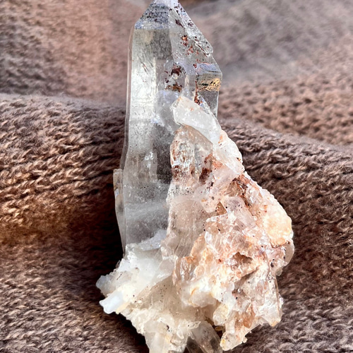 D. ヒマラヤ水晶(マニカラン水晶) 個性派パワフル その他アート 天然石