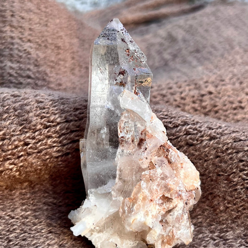 D. ヒマラヤ水晶(マニカラン水晶) 個性派パワフル その他アート 天然石