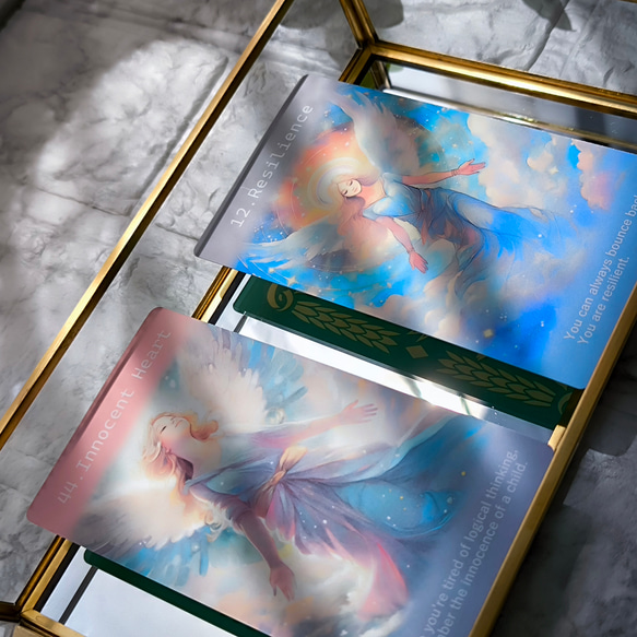 ストレスに負けない心で頑張りすぎない毎日へ「ネオンパステルと光あふれる女神の世界」オラクルカード ReYOUdesign 4枚目の画像