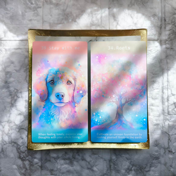 ストレスに負けない心で頑張りすぎない毎日へ「ネオンパステルと光あふれる女神の世界」オラクルカード ReYOUdesign 5枚目の画像