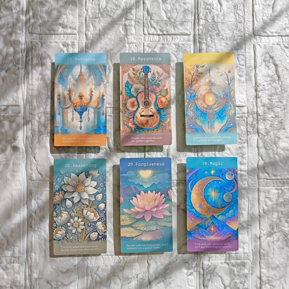 ストレスに負けない心で頑張りすぎない毎日へ「ネオンパステルと光あふれる女神の世界」オラクルカード ReYOUdesign 13枚目の画像