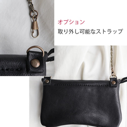 オレンジの大きな２層の長財布/革レザー財布/オレンジ色の長財布/big2sou-オレンジ 5枚目の画像