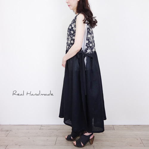 フラワーレーストリムエプロンドレス staff】エプロンドレス👗sayaka | lilLilly official webstore