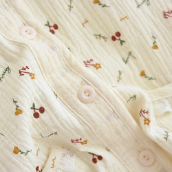 パジャマ 半袖 レディース 上下セット春夏秋ダブルガーゼ 長パンツ春夏秋寝巻き 19枚目の画像