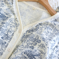 パジャマ 半袖 レディース 上下セット春夏秋ダブルガーゼ 長パンツ春夏秋寝巻き 10枚目の画像