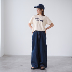 くすみカラー Creme Tee Front(半袖Tシャツ) 6枚目の画像