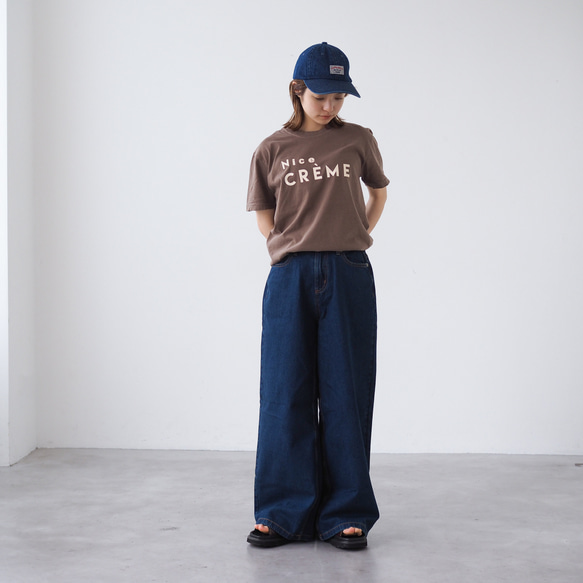 くすみカラー Creme Tee Front(半袖Tシャツ) 14枚目の画像