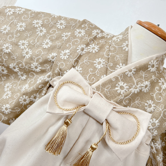 60ー100ワンサイズ】子供の日 ベビー袴 ベビー着物 お食い初め