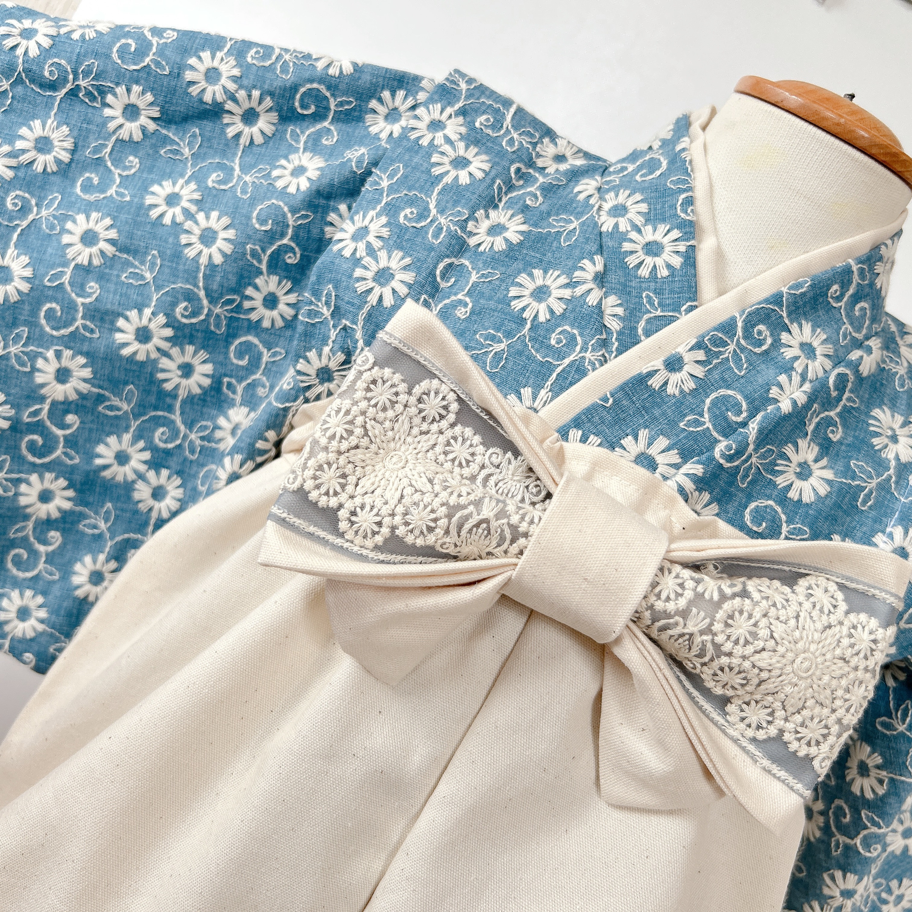 【60ー100ワンサイズ】子供の日　ベビー着物　ベビー袴　お食い初め　初節句