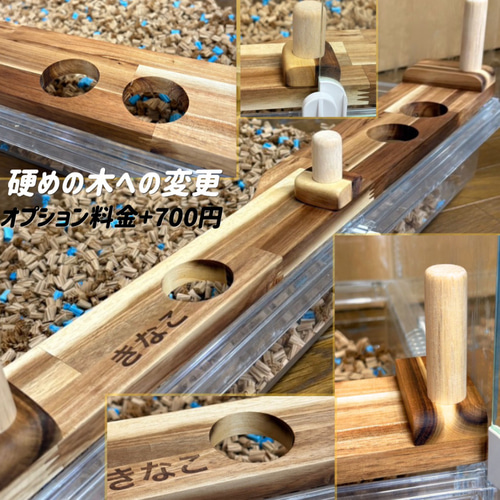 ハムスター グラスハーモニー600 カジカジ カミカミ防止ロフト