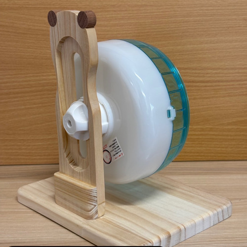 EMI　ハムスター　グラスハーモニー600用　ロフト巣箱　ホイールスタンド ハムスター サイレントホイール ハーモニーホイール 対応 木製