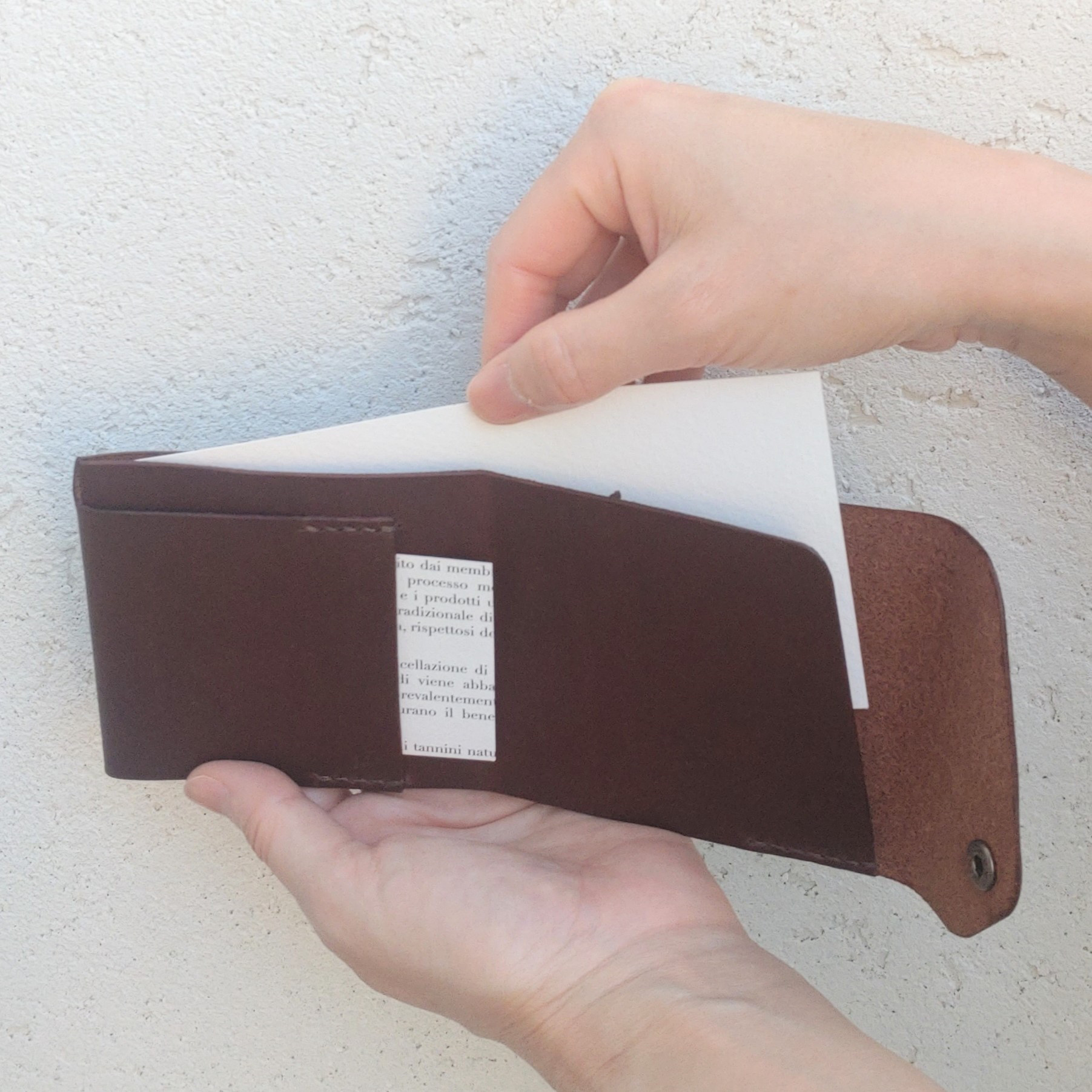 【送料込み2026】イタリアンレザー *　コンパクト財布　　ミニ財布　薄い　牛革　本革　　送別ギフト2026