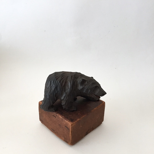 木彫りくま スイスベルン ギフト くまの置きもの 民藝