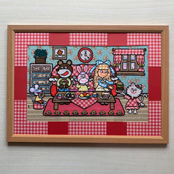 原画】貼り絵❤︎終わらない夜の物語 イラスト wonder woods 通販  