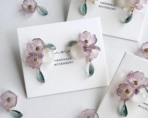 花風 ピアス/イヤリング ピアス（その他） emma 通販 19114078｜Creema