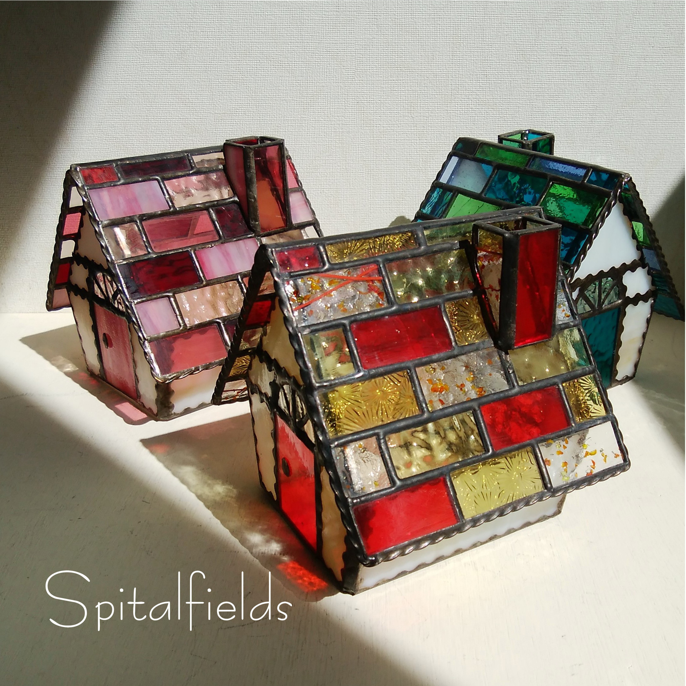 お菓子の家（オレンジ）　LEDキャンドルランプ