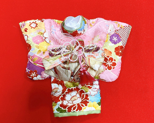 犬の着物✨犬用本格振袖着物 正絹 ピンク 犬服 ペット服・アクセサリー