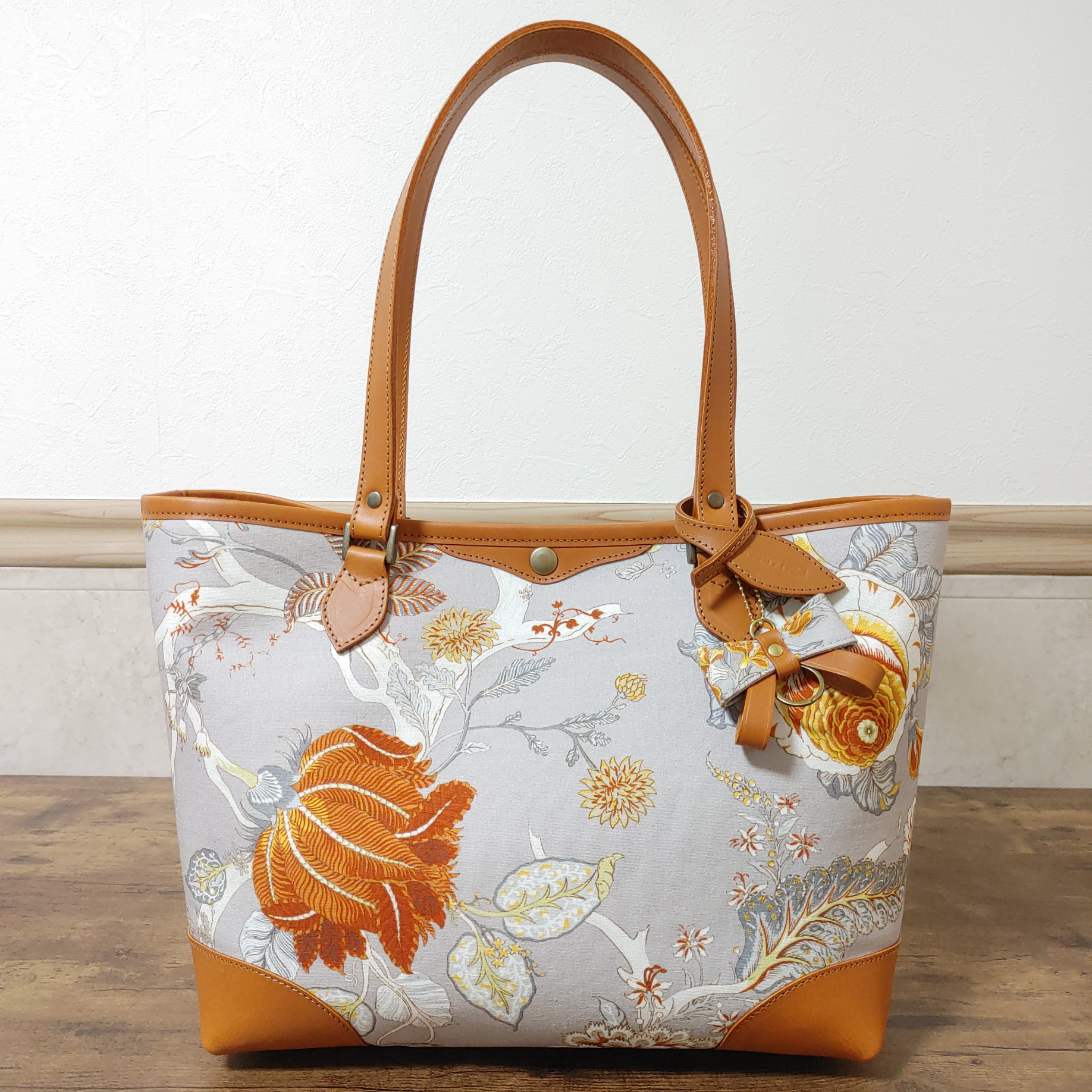 トワルドジュイ × 本革 トートバッグ 『Frost Rouge Ceylan』 LC-ML