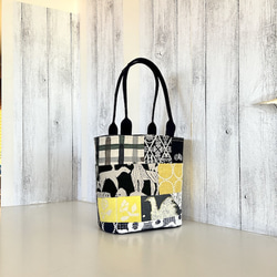 Creema限定、ミナペルホネンのskip、マチ付き新トートバッグ1点