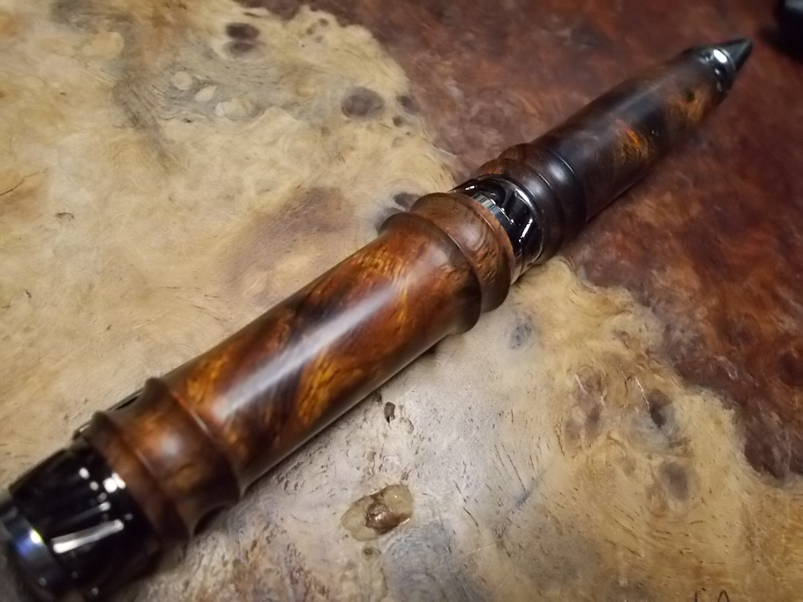 デザートアイアンウッドバールのＤＸシガーボールペン！(ジェットストリーム ＳＸＲ-600)　手作り品　プレゼントに！