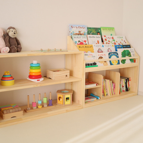 rika様 絵本棚、おもちゃ棚セット 100日発送 棚・シェルフ