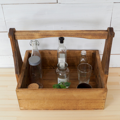 美品◆2個セット◆大型 天然木製おかもち手桶◆寿司桶 ◆外径45cm ④おかもち木箱 大型【受注】茶 他2色 取っ手取り外し可能