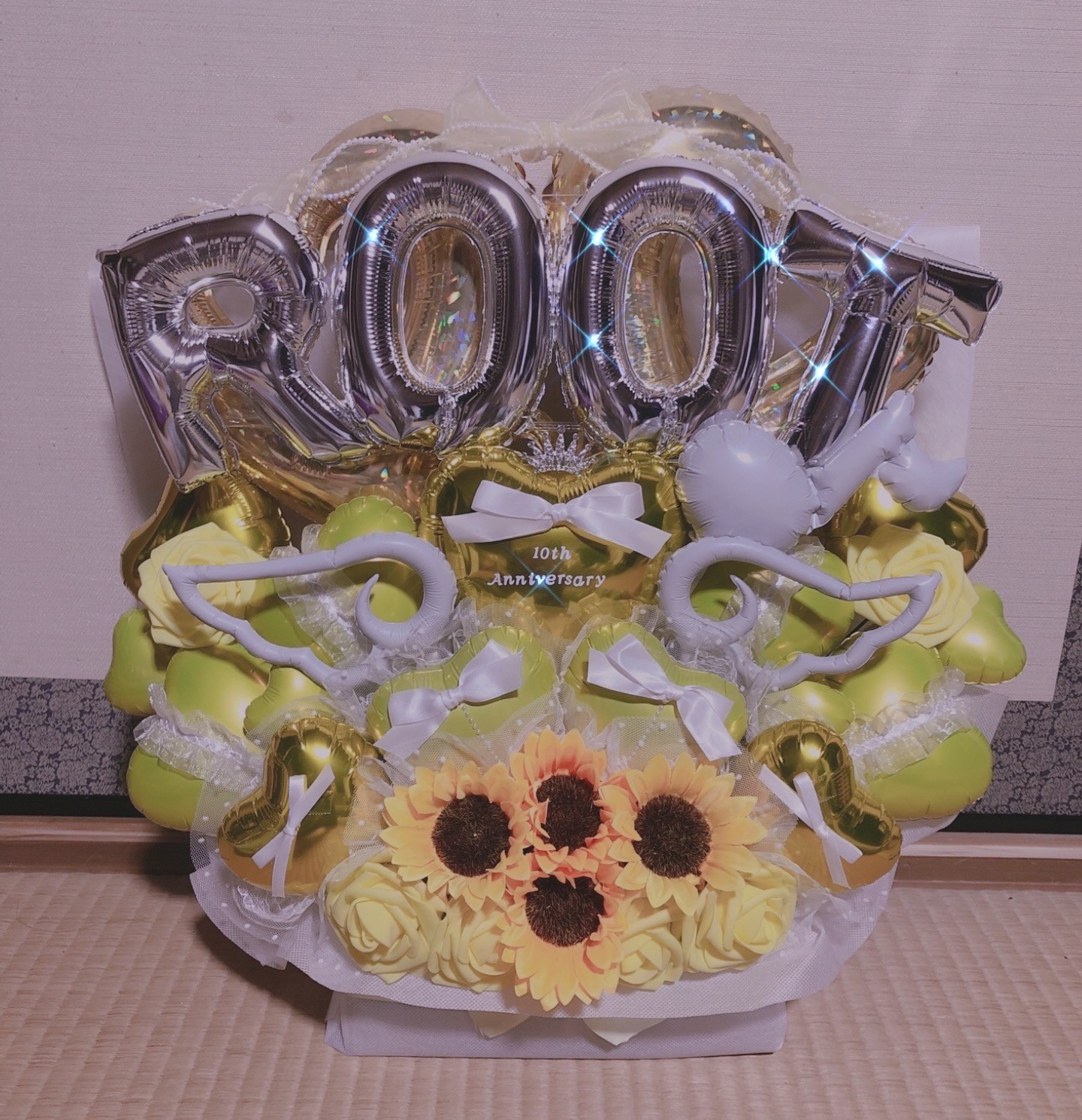 生誕祭　推し活　バルーンギフト　バルーンアレンジ  祝花　誕生日　記念日　フラスタ　卓フラ　バルーン