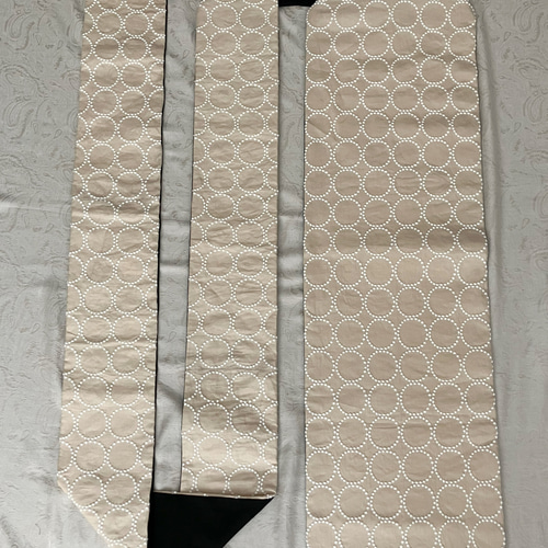ミナペルホネン タンバリン ベージュ 名古屋帯 着物 和装 minä ミナペルホネン タンバリン ベージュ 名古屋帯 着物 和装 minä