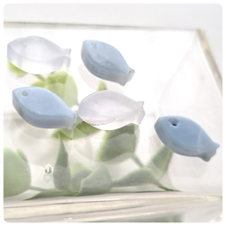 ∴天然石ビーズ∵高品質エメラルド ドロップブリオレットカットL 4個  