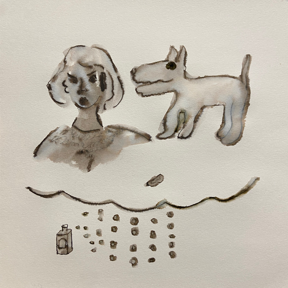 3_drawing/もりさこりさ 絵画 もりさこりさ 通販 19115975｜Creema