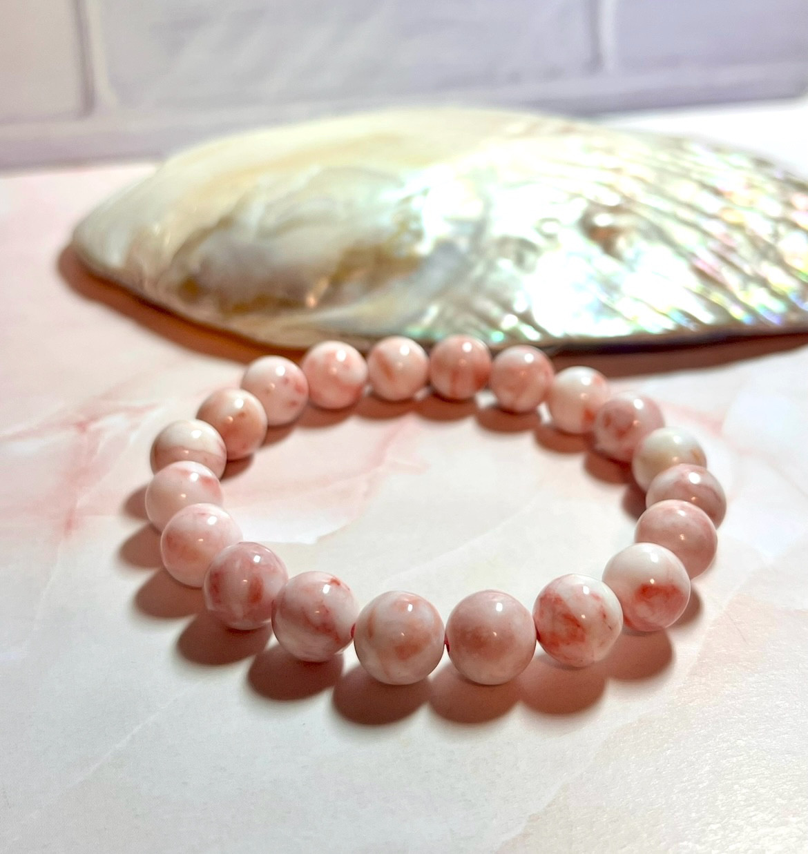 【送料無料】不老不死の生命力エネルギー《シナバーブレスレット》