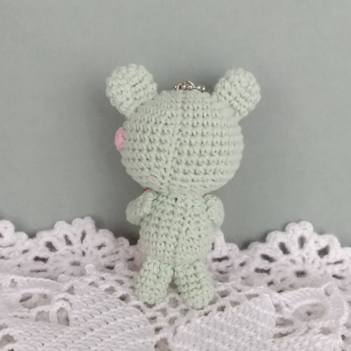 うさぎとカエルさん　編みぐるみ 編みぐるみ 春よ来い 桜カエルくん あみぐるみ niger 通販 7989521