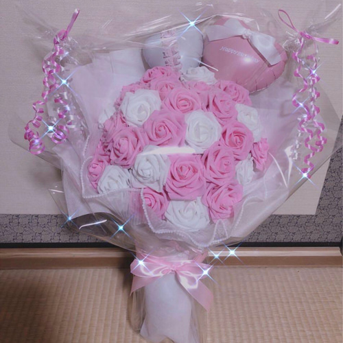 バルーンギフト バルーンブーケ 花束 生誕祭 誕生日 推し活 薔薇 本人
